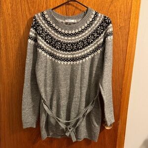 Ricki's Gray Nordic Pattern Sweater